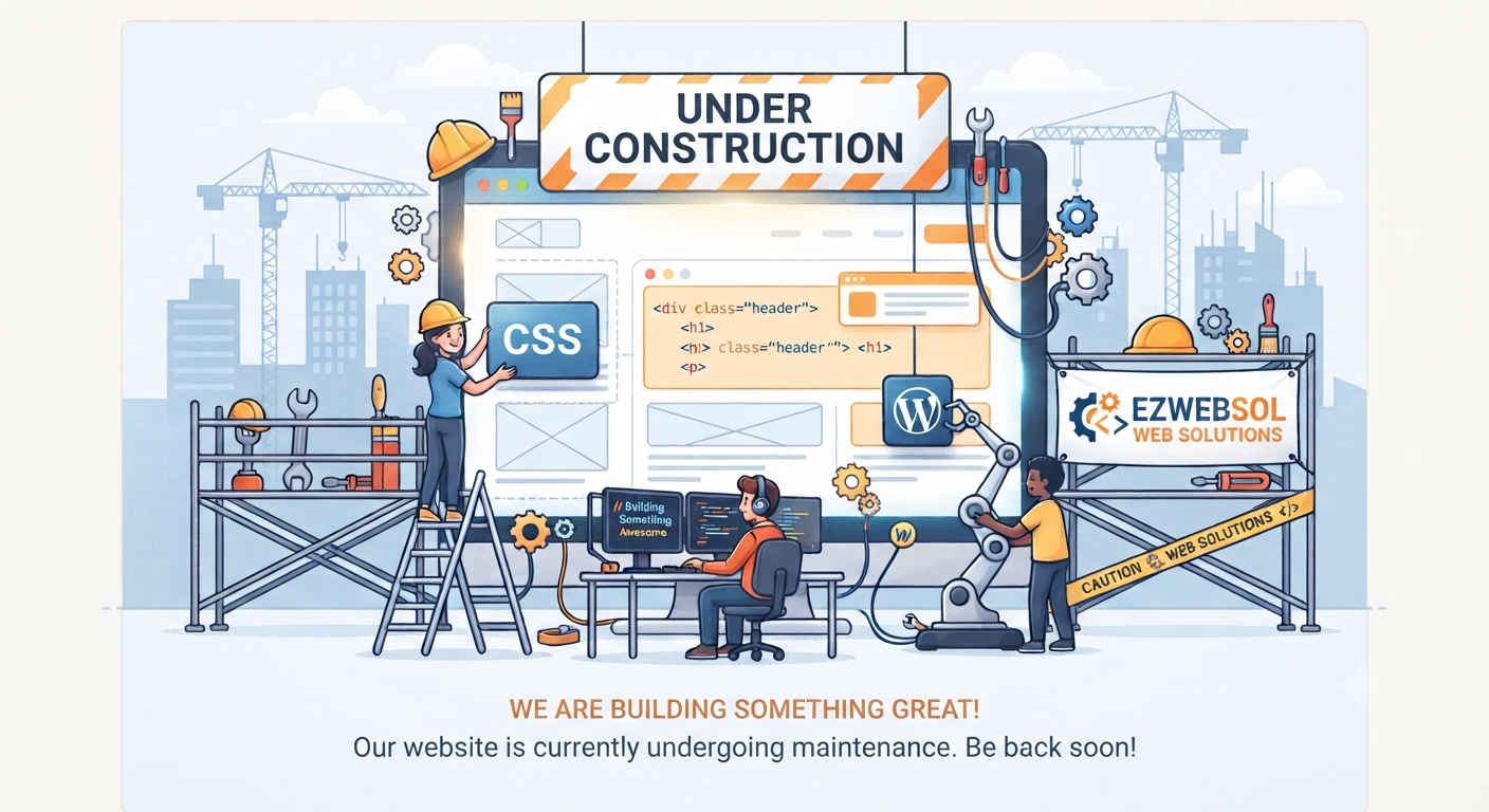 EZWEBSOL Under Construction